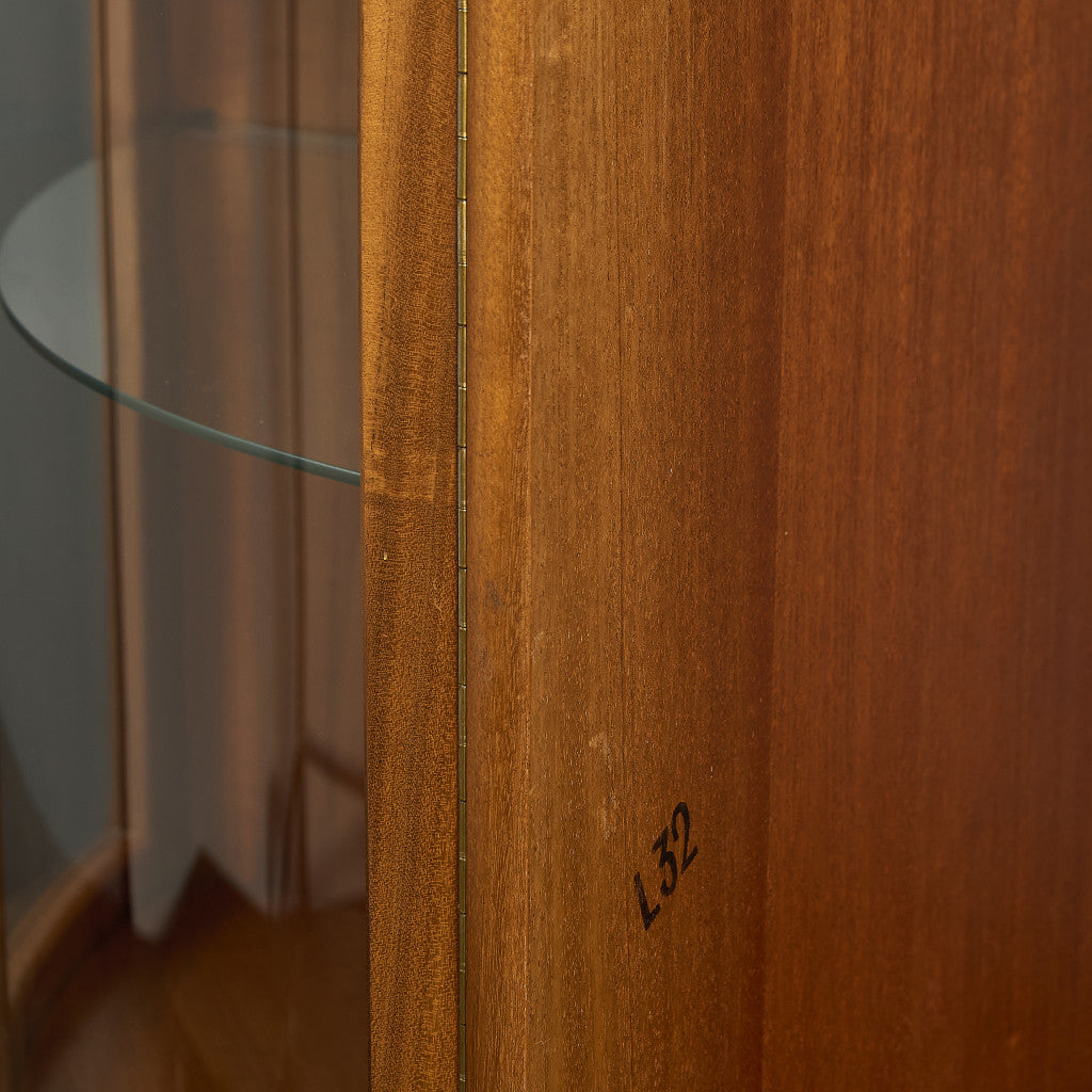 ネイサン Nathan 十字扉 ヴィンテージ トール コーナーキャビネット #95517