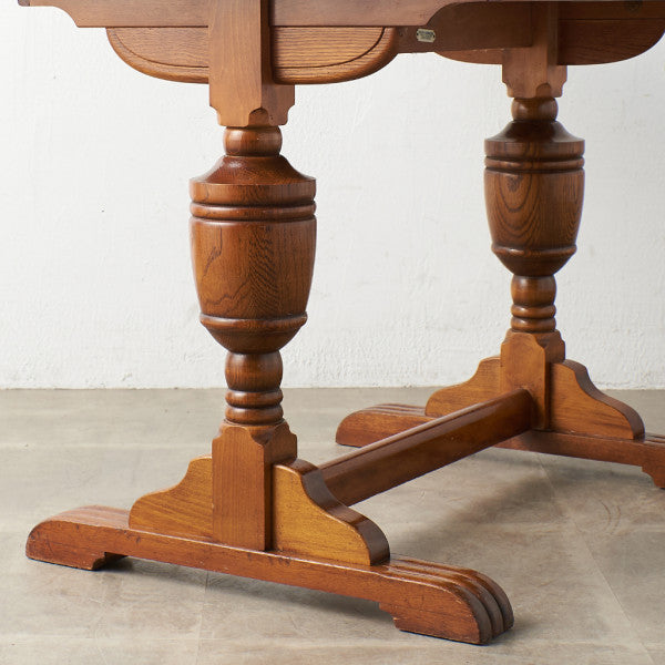 英国アンティーク ドローリーフ ダイニングテーブル