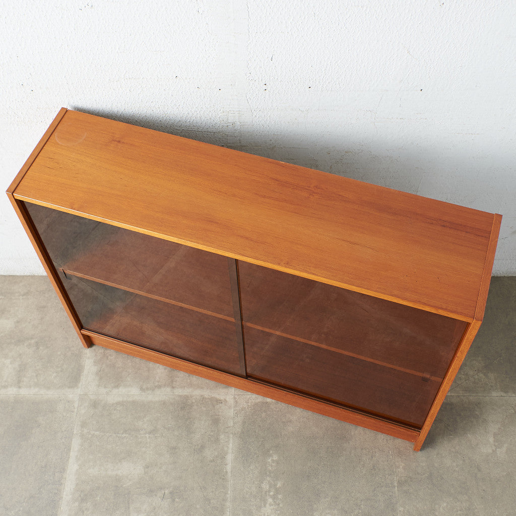 ヴィンテージ ガラスブックケース