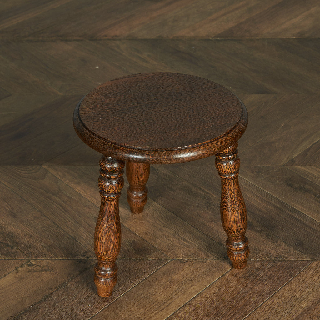 イギリス　アンティーク　ミルキングスツール　20世紀初頭　腰掛け　ステップ 英国アンティーク ミルキングスツール #81722 – camori