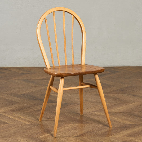 【最終値下！】アーコール　フープバックチェア　ヴィンテージ　ERCOL 4本 アーコール ERCOL ヴィンテージ 4本 スポーク フープバックチェア