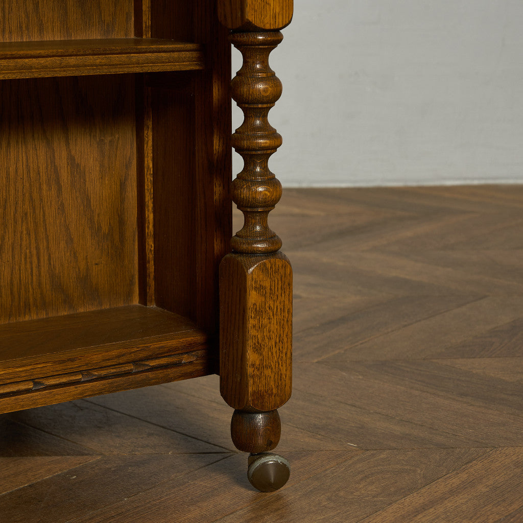 英国クラシック 収納付き サイドテーブル