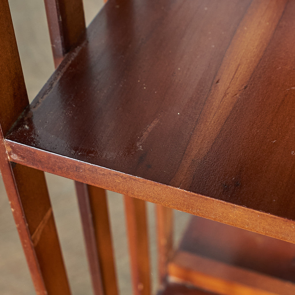 英国クラシック リボルビングブックケース