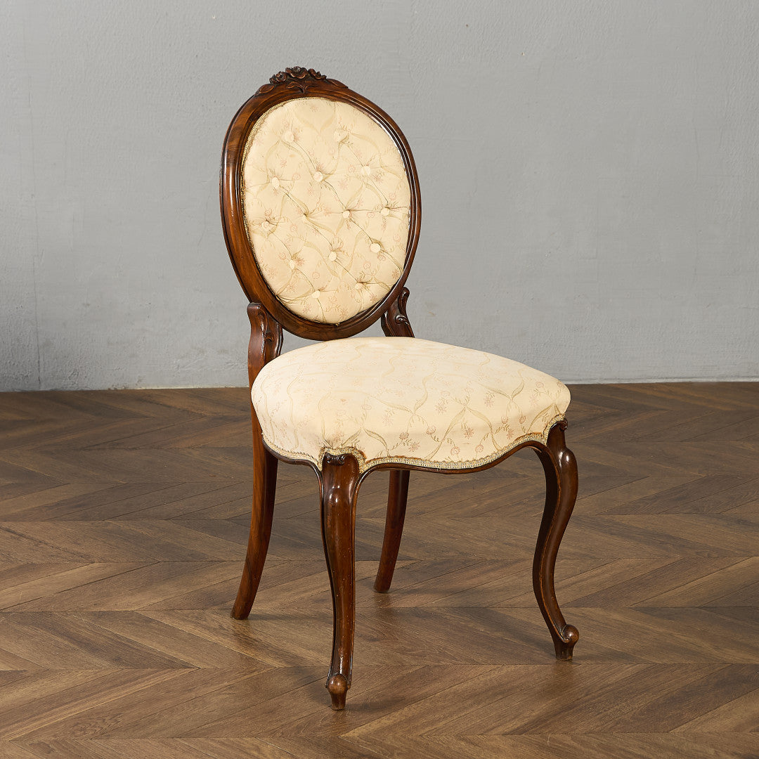 英国アンティーク木製ベッドルームチェア/椅子ダイニングイス飾り棚89-133-2 英国アンティーク木製ベッドルームチェア/椅子ダイニングイス飾り棚89