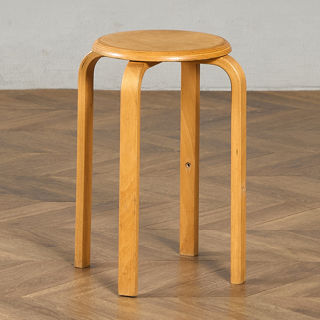 デンマーク LEIKA ヴィンテージ ベントウッド スツール #90137