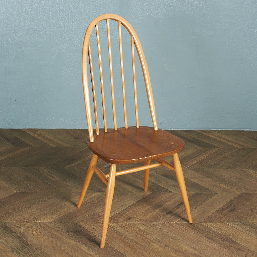 69216][アーコール ERCOL]ヴィンテージ クエーカーチェア / ブルー