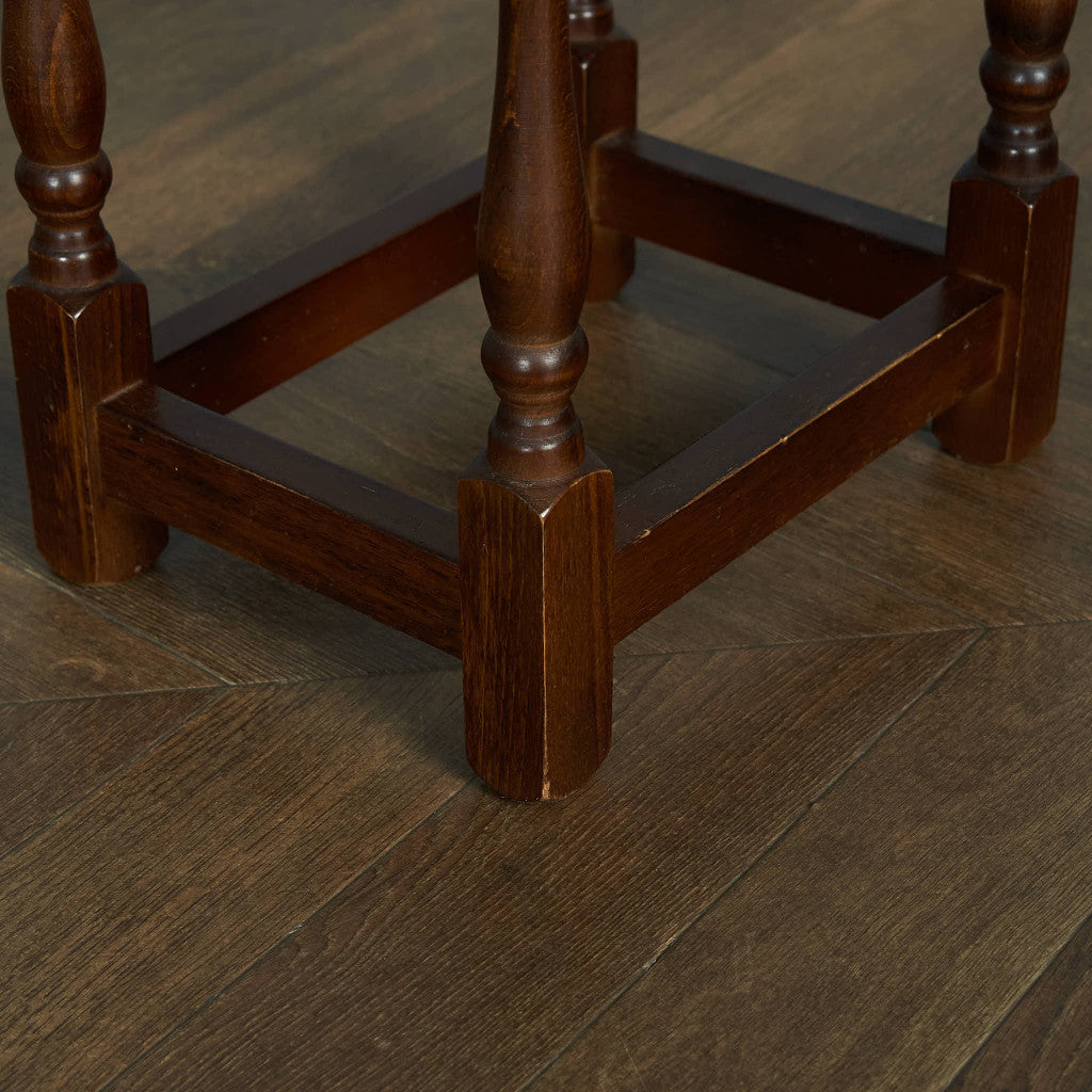 英国クラシック オーク材 ネストテーブル