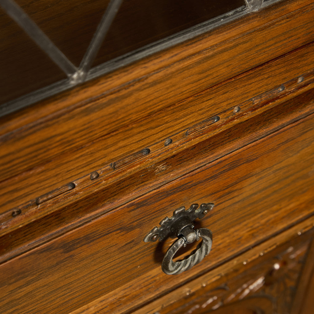 英国 クラシック オーク材 ブックケース