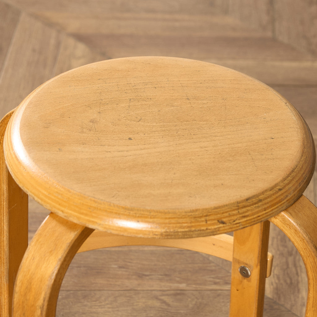 デンマーク LEIKA ヴィンテージ ベントウッド スツール