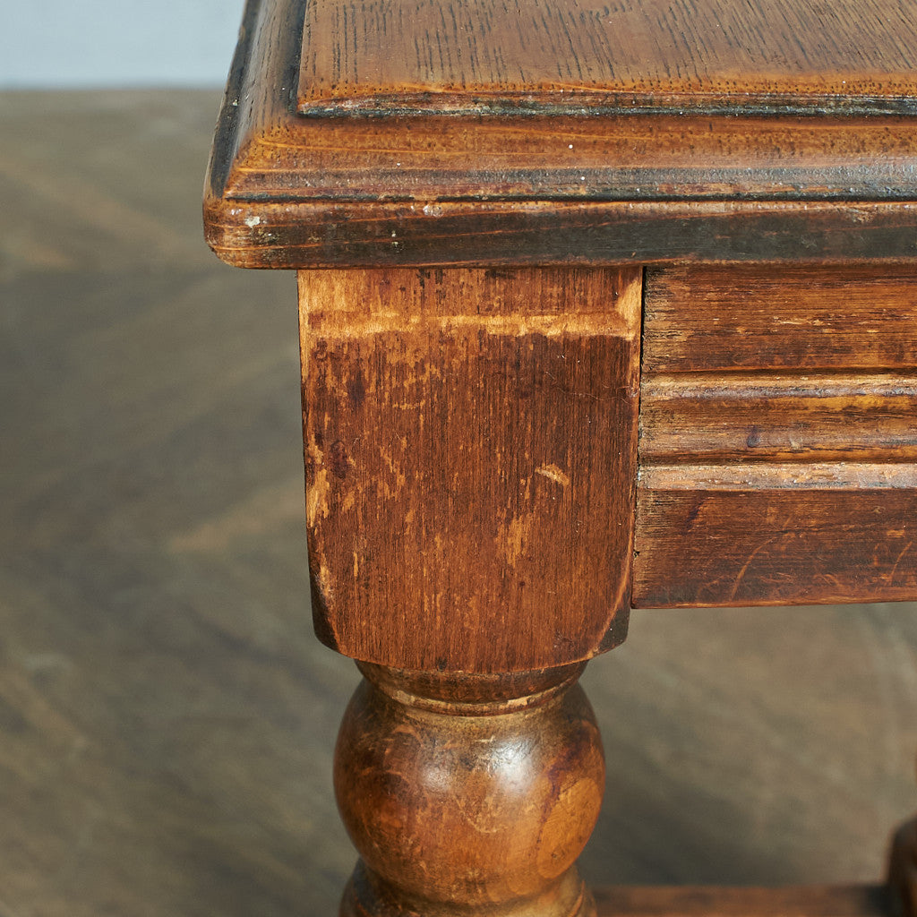 英国クラシック オーク材 ネストテーブル