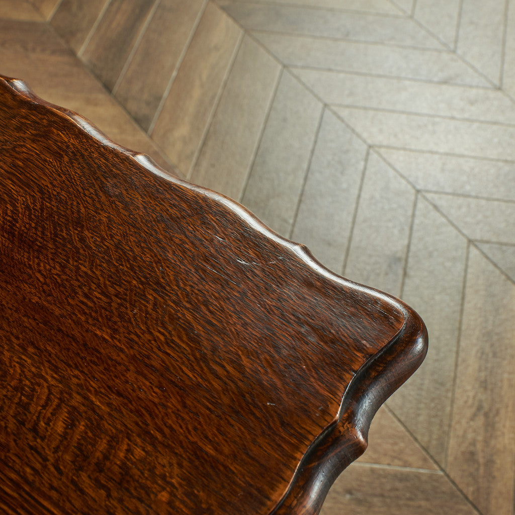 英国クラシック オーク材 オケージョナルサイドテーブル