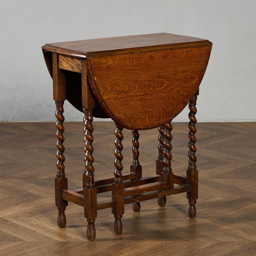 英国 クラシック ドロップリーフ ゲートレッグテーブル #97179