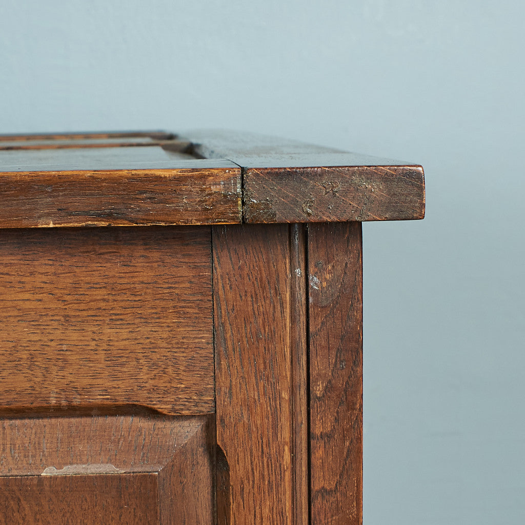 英国クラシック オーク材 ブランケットボックス