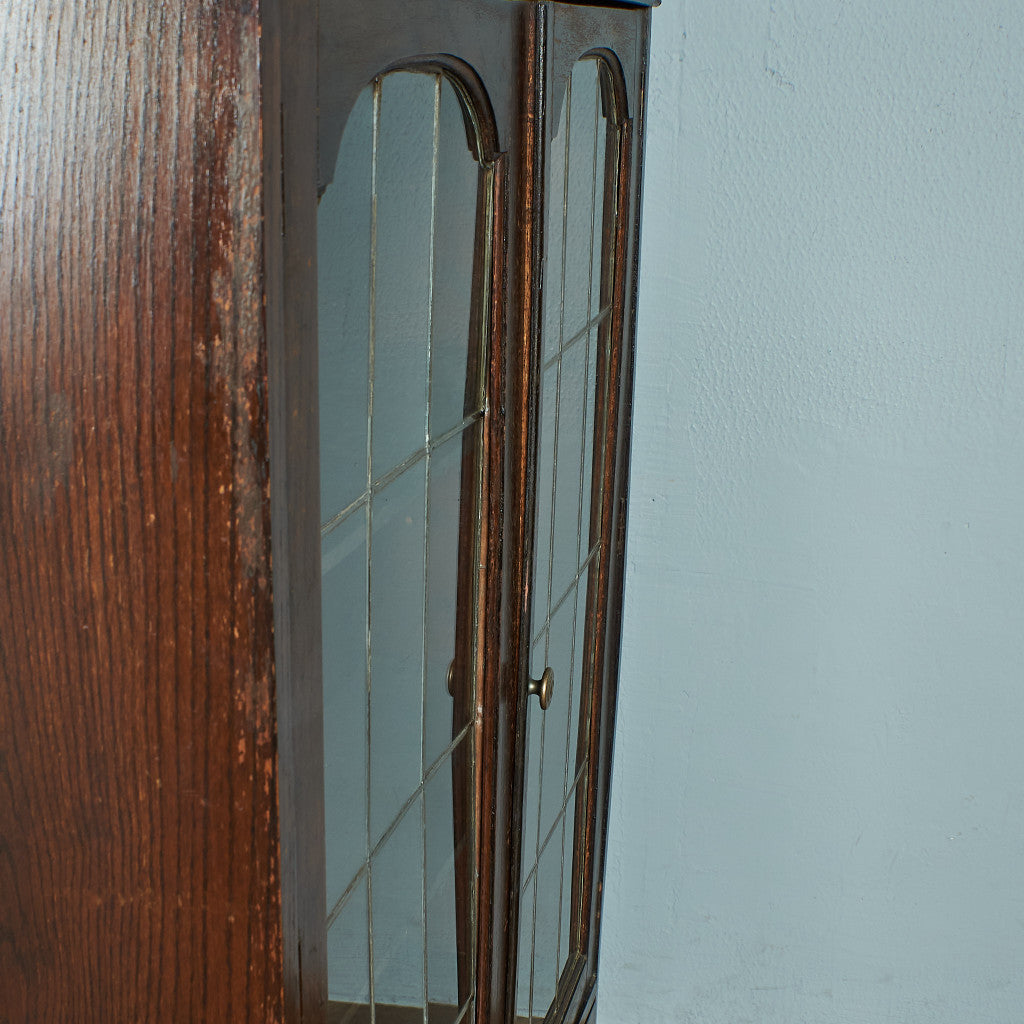 英国アンティーク ガラスブックケース