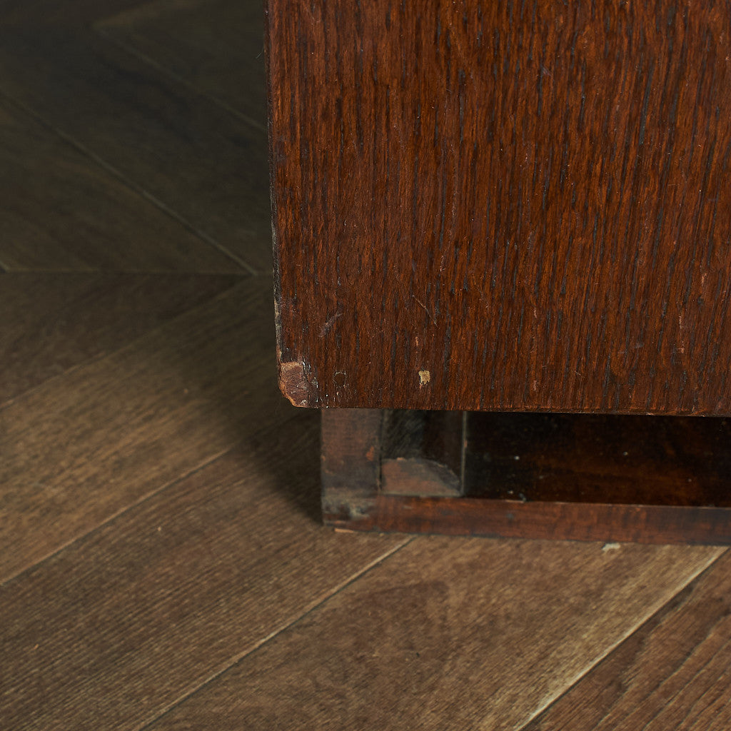 英国アンティーク ガラスブックケース