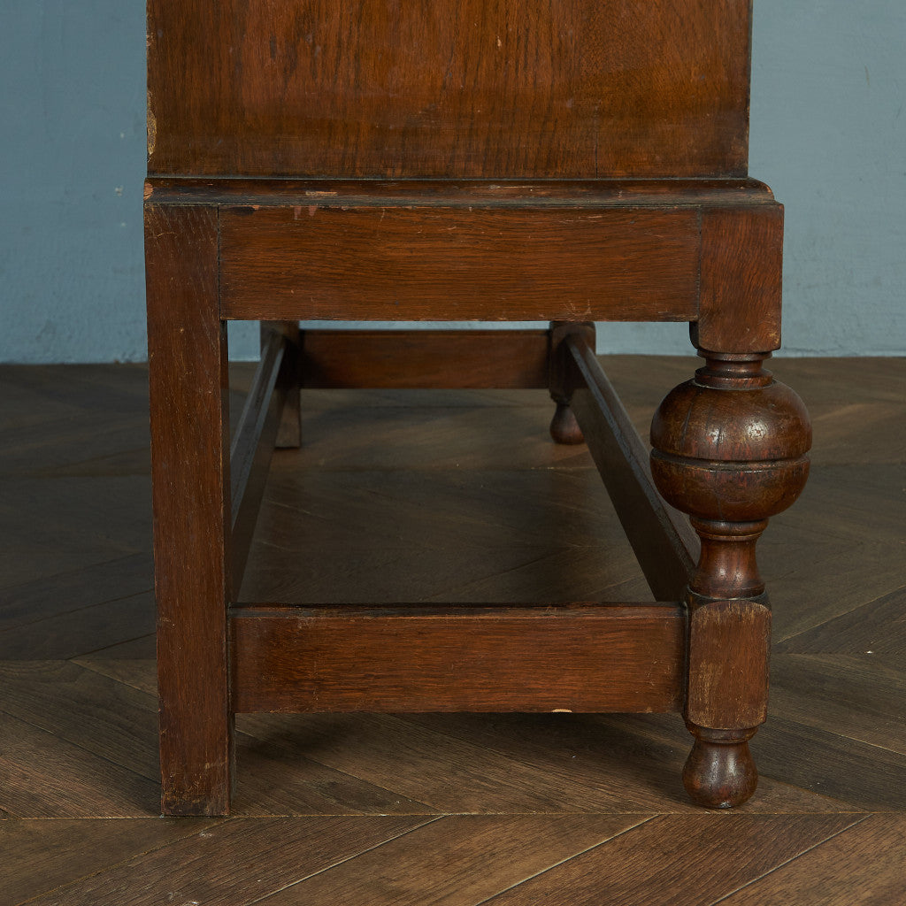 英国アンティーク ガラスブックケース