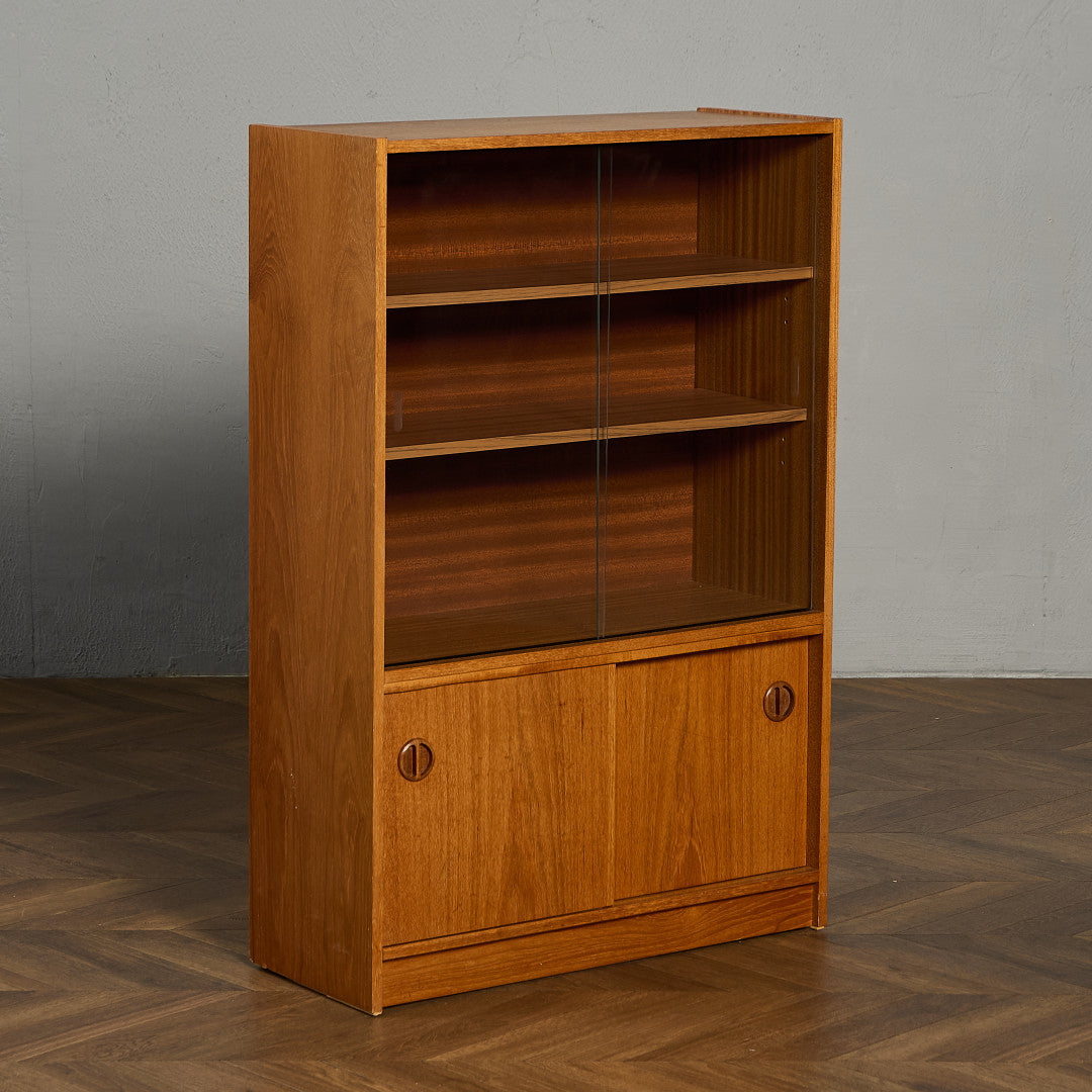 木製キャビネット 英国 ヴィンテージ ガラスキャビネット #97391 – camori ヴィンテージ