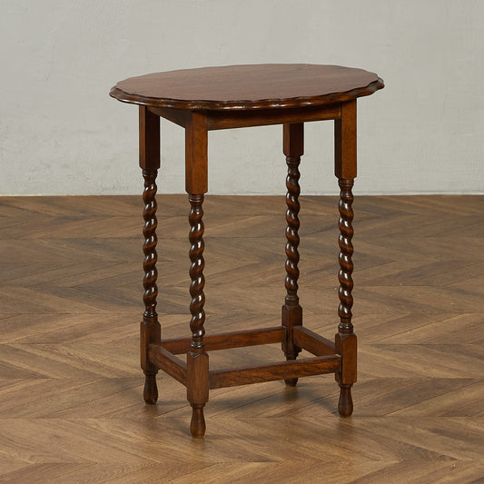 英国 クラシック バーリーシュガーツイスト サイドテーブル