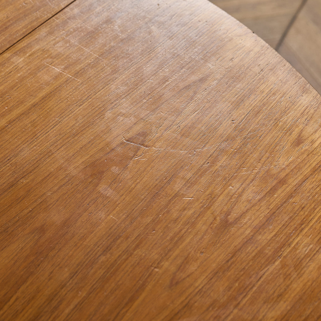 英国 ヴィンテージ エクステンション ラウンド ダイニングテーブル