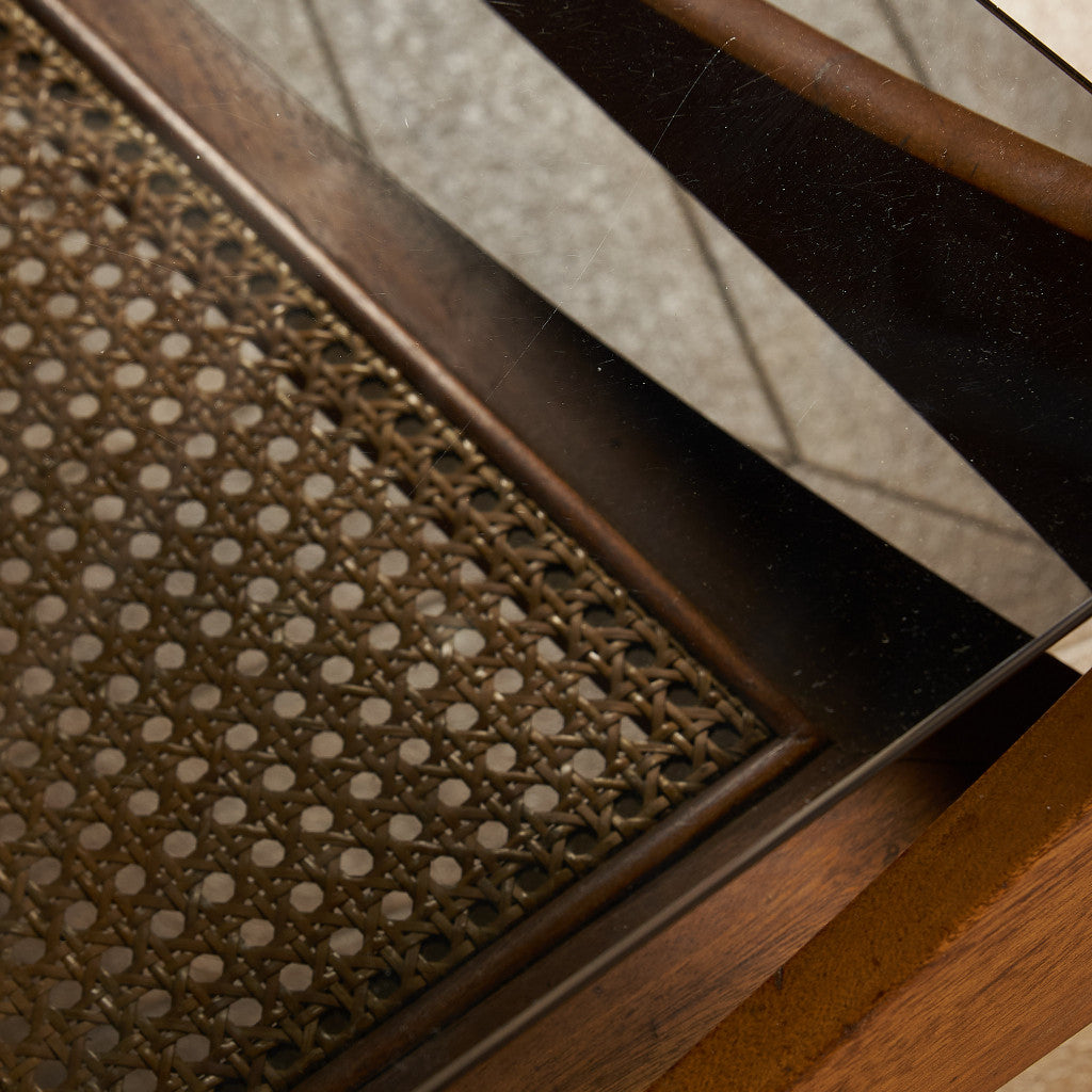 サトクリフ オブ トッドモーデン sutcliffe of todmorden ヴィンテージ スモークガラストップ センターテーブル #87060