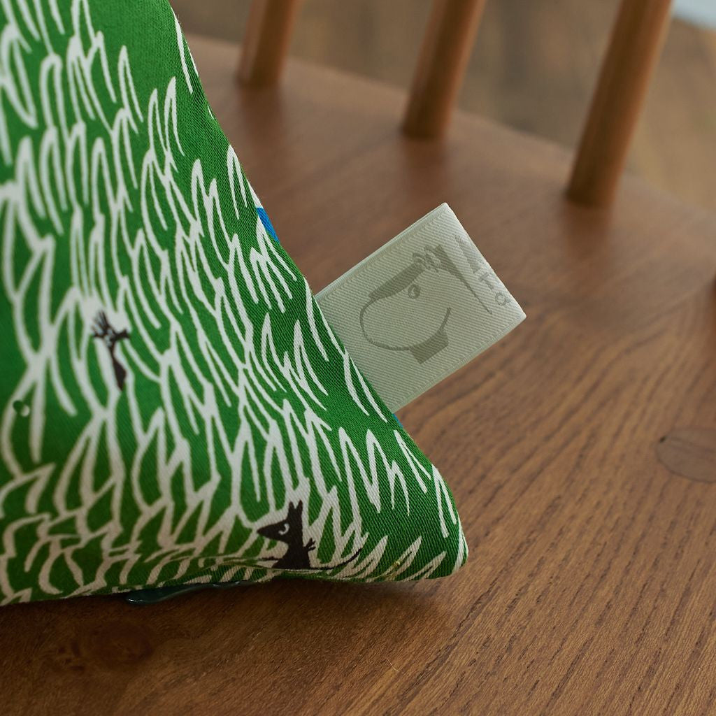 ムーミンクッションカバー ここにいるよ / GREEN