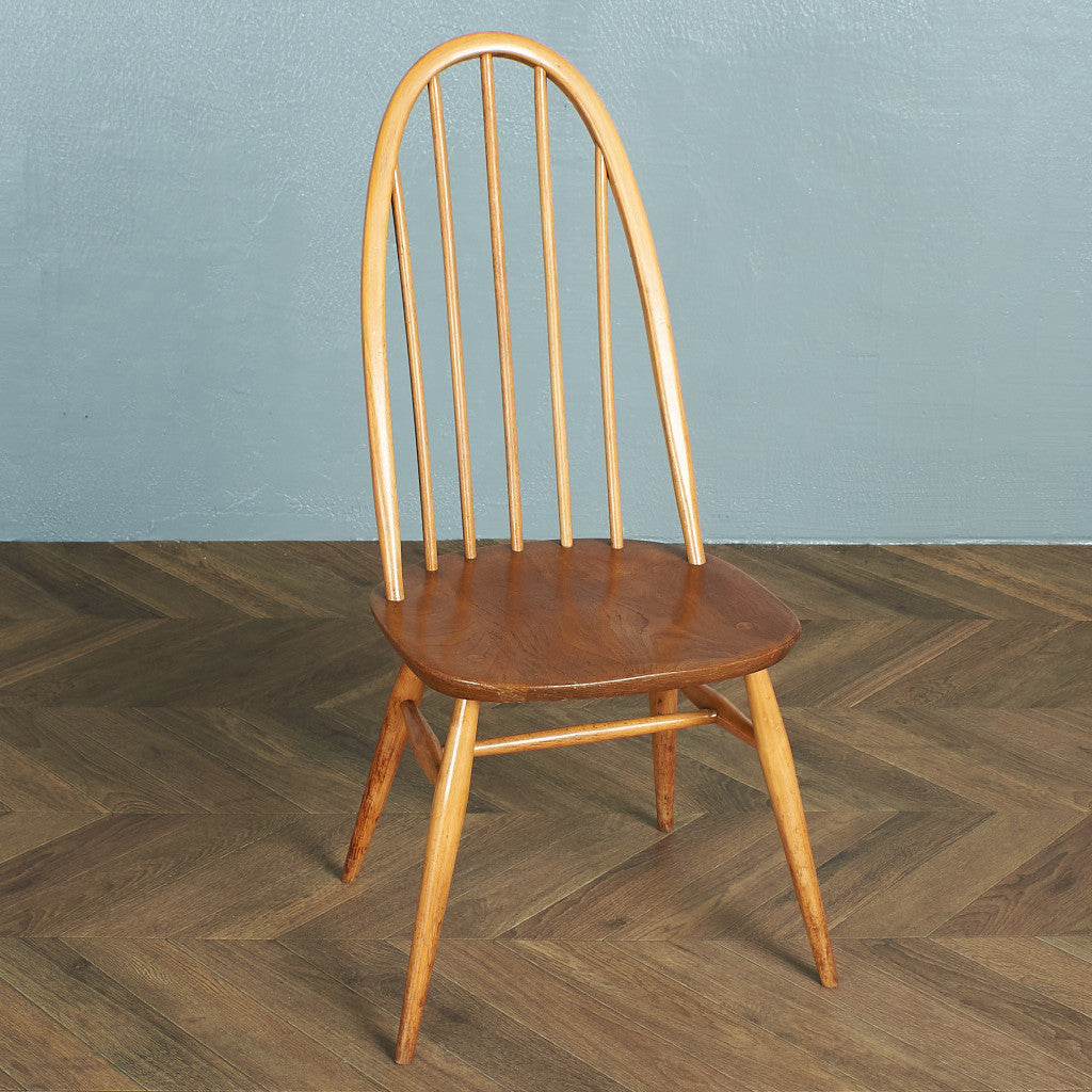 65807][アーコール ERCOL]ヴィンテージ クエーカーチェア / ブルー