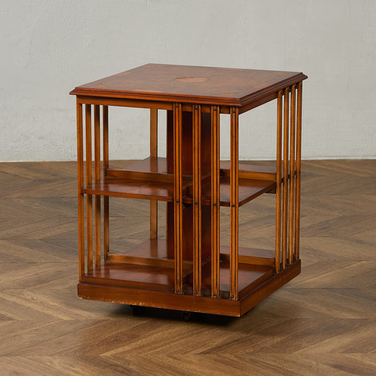 英国 クラシック リボルビング ブックケース