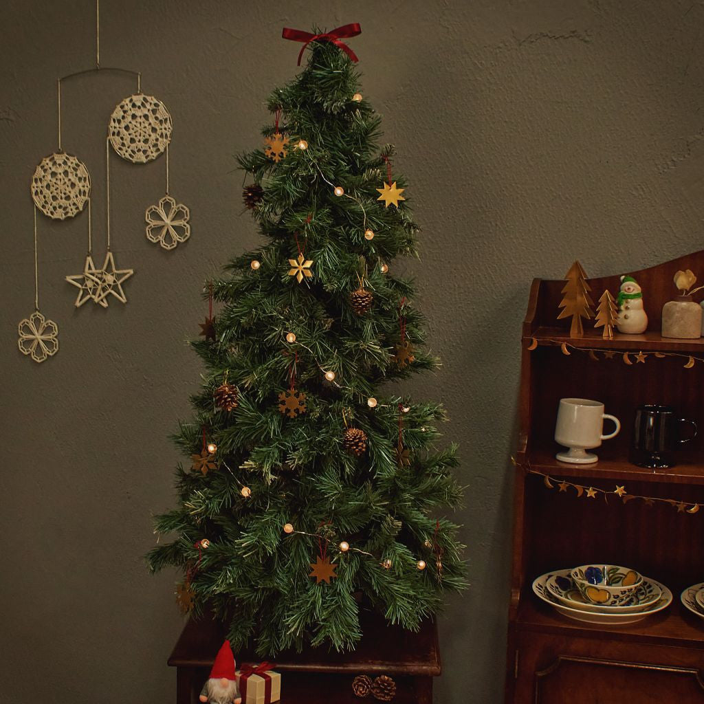 ブラス 雪のオーナメント 3種類セット