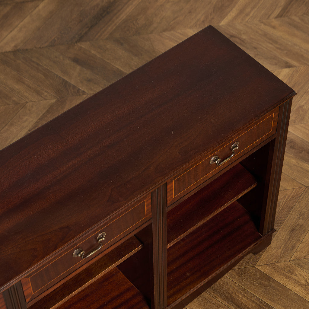 英国 クラシック ワイド オープンシェルフ