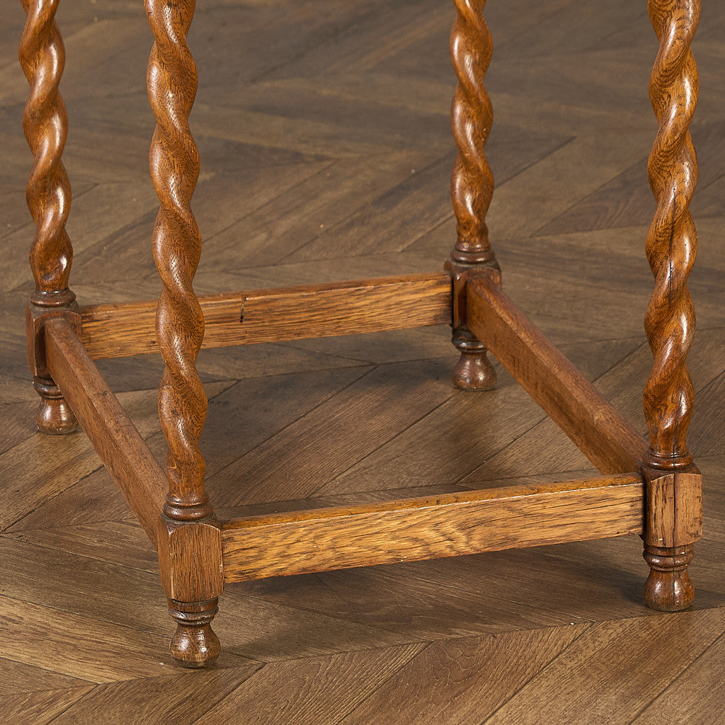 英国 クラシック バーリーシュガーツイスト サイドテーブル #97351