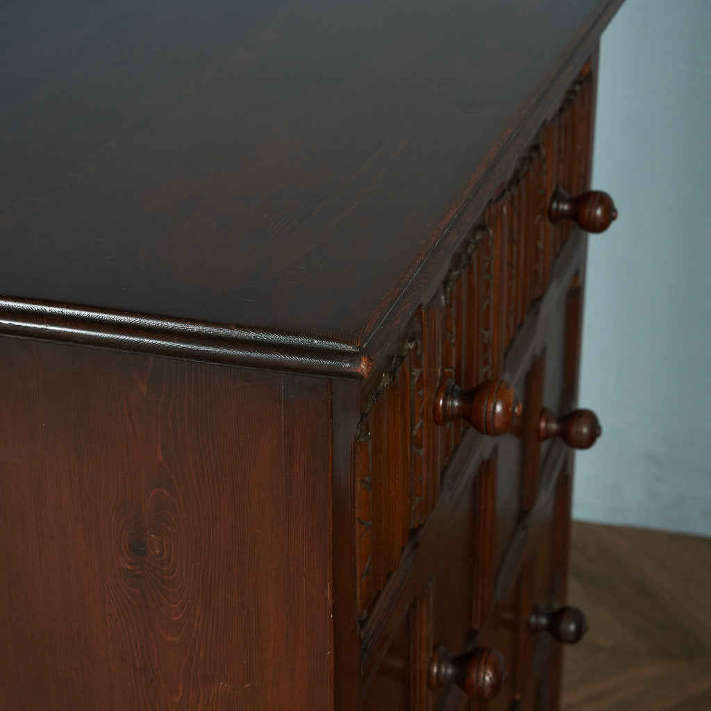 アーコール ERCOL オールドコロニアル 4段トールチェスト #82102