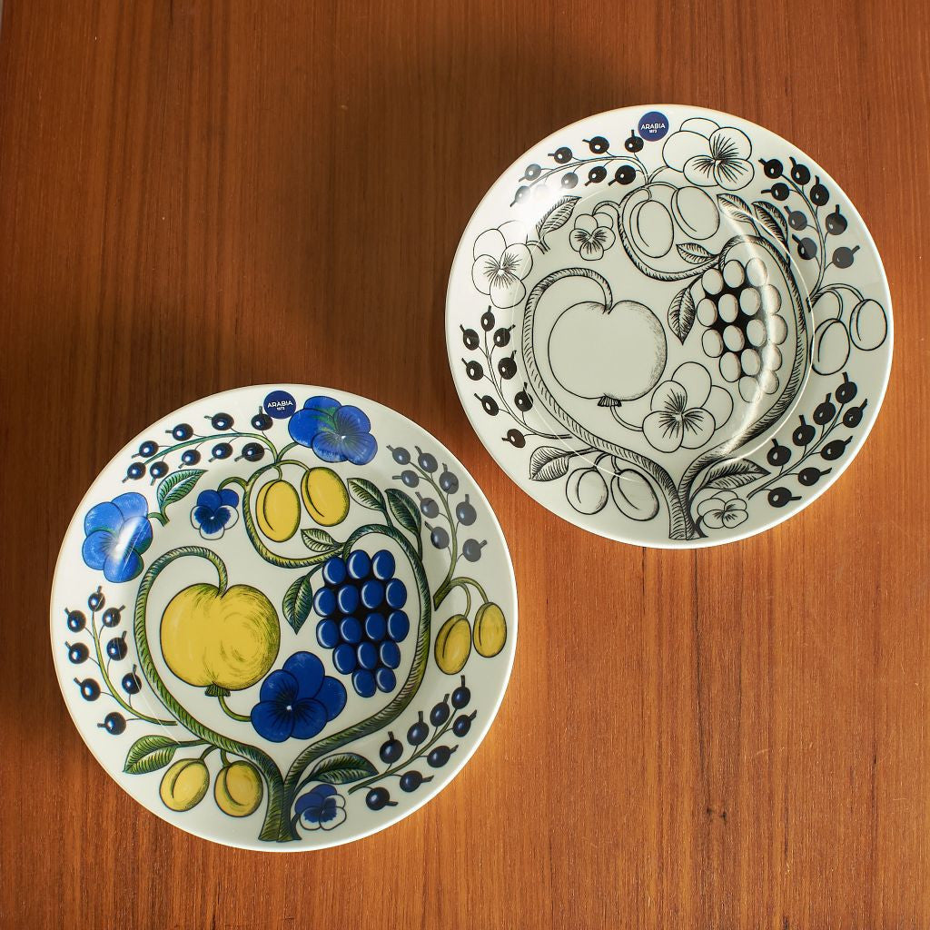 ARABIA パラティッシ プレート 21cm / ブラック