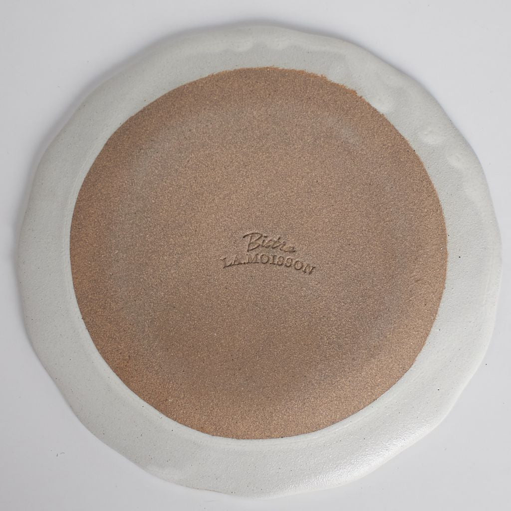 LA MOISSON 18cm ブレッドプレート / ホワイト