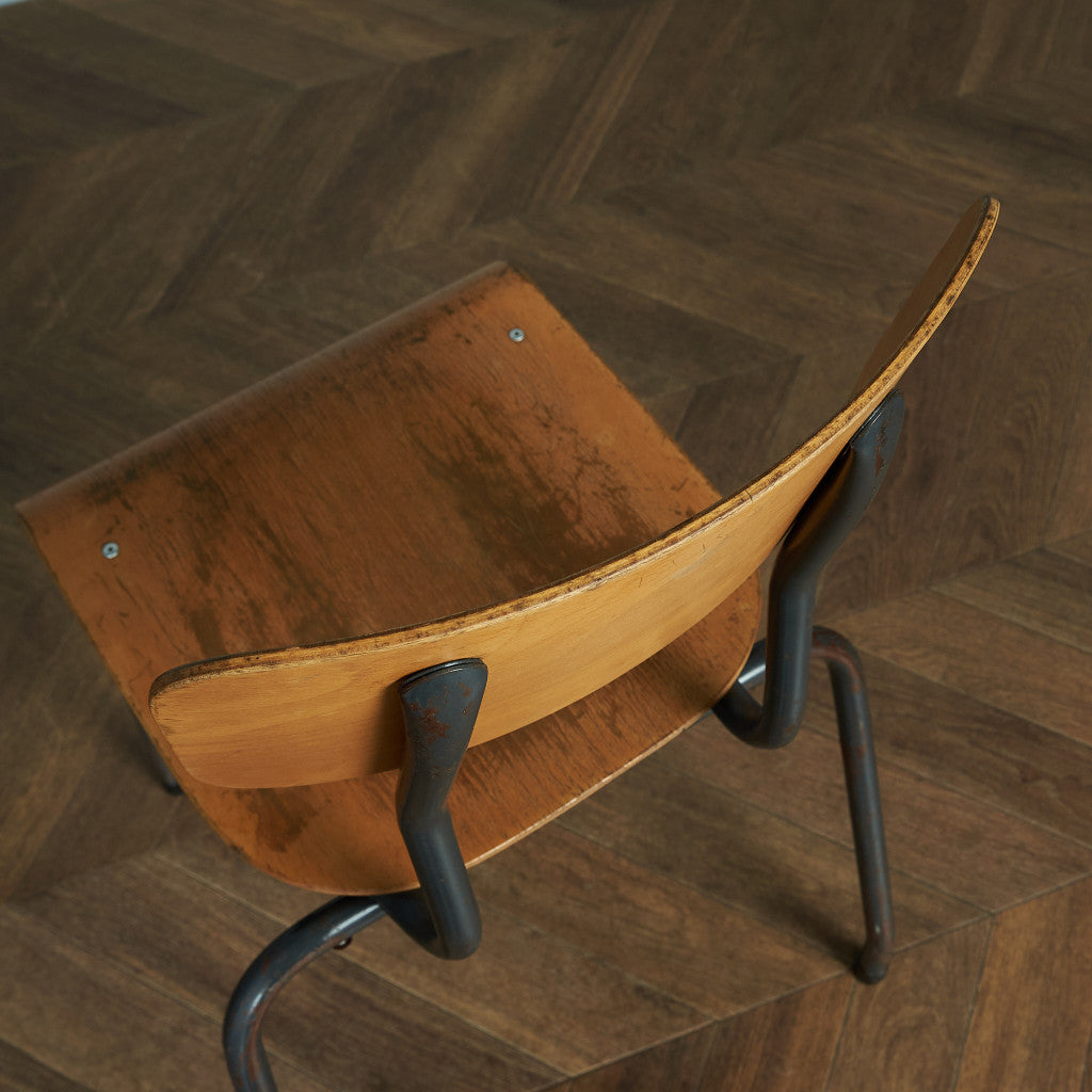 Lecluyse la toupie ヴィンテージ スクールチェア #74883