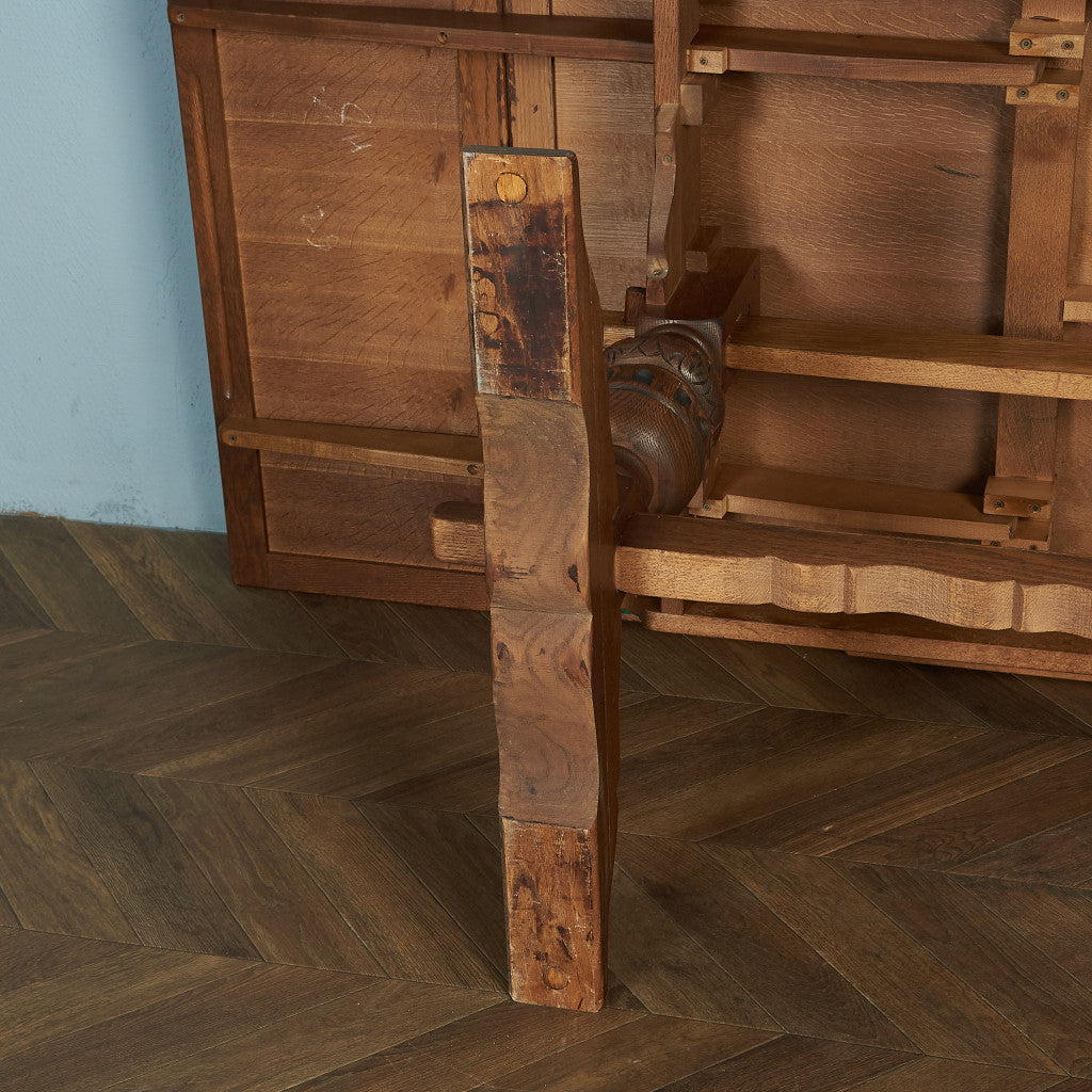 英国クラシック ロング ドローリーフ ダイニングテーブル #79618