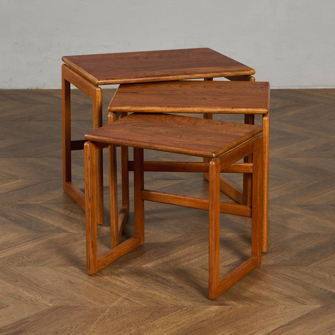 デンマーク ヴィンテージ ネストテーブル サイドテーブル #96773
