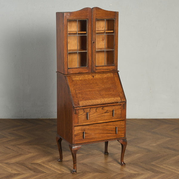 英国 クラシック ビューロー ブックケース デスク #98913 – camori