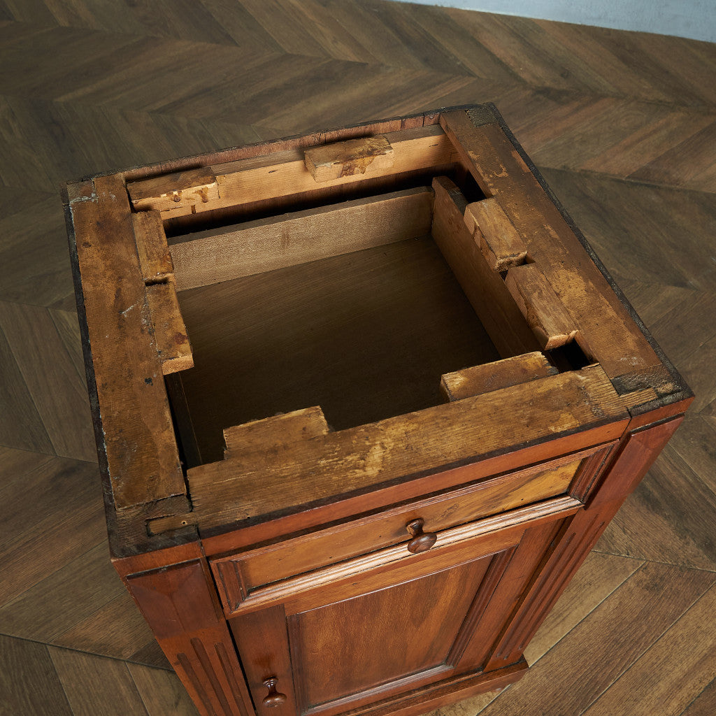 British classic marble top side cabinet #81687