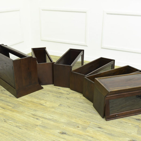 英国アンティーク スタッキングブックケース