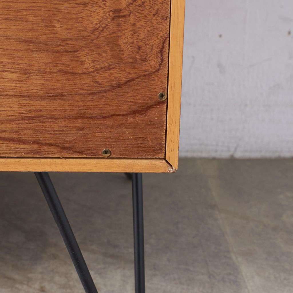 Siera サイドキャビネット / カスタム アイアンヘアピンレッグ