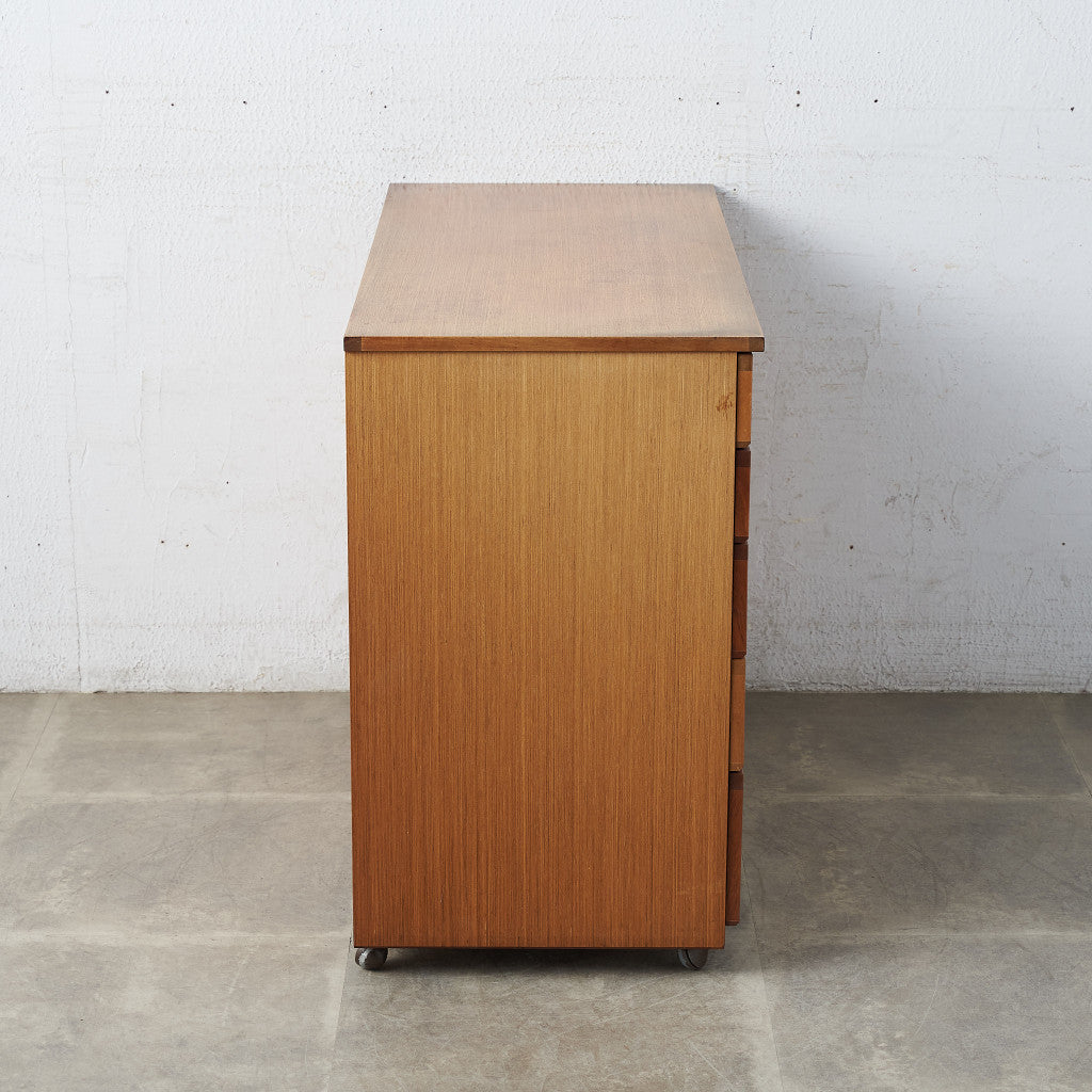 ヴィンテージ 5段ワイドチェスト