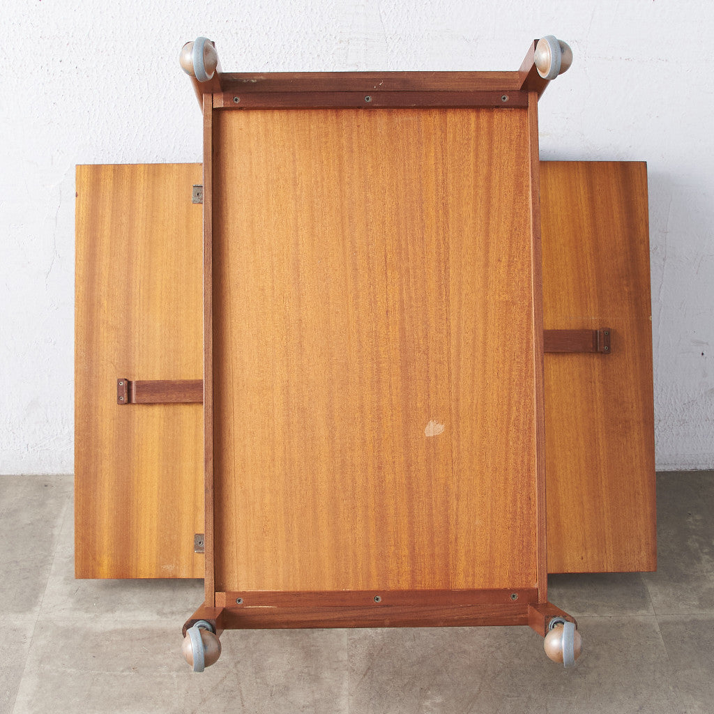 英国ヴィンテージ 拡張天板付き キッチンワゴン