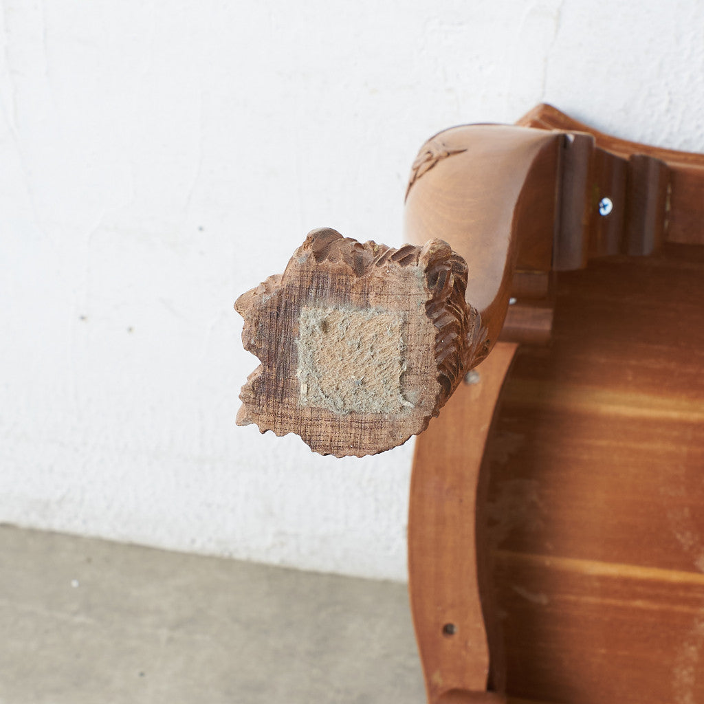 英国クラシック ガラストップ センターテーブル