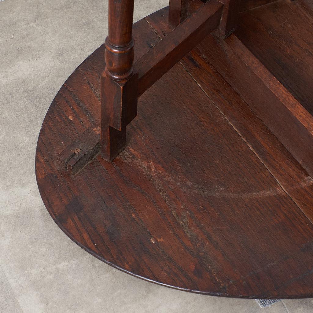 英国クラシック ドロップリーフ ゲートレッグサイドテーブル