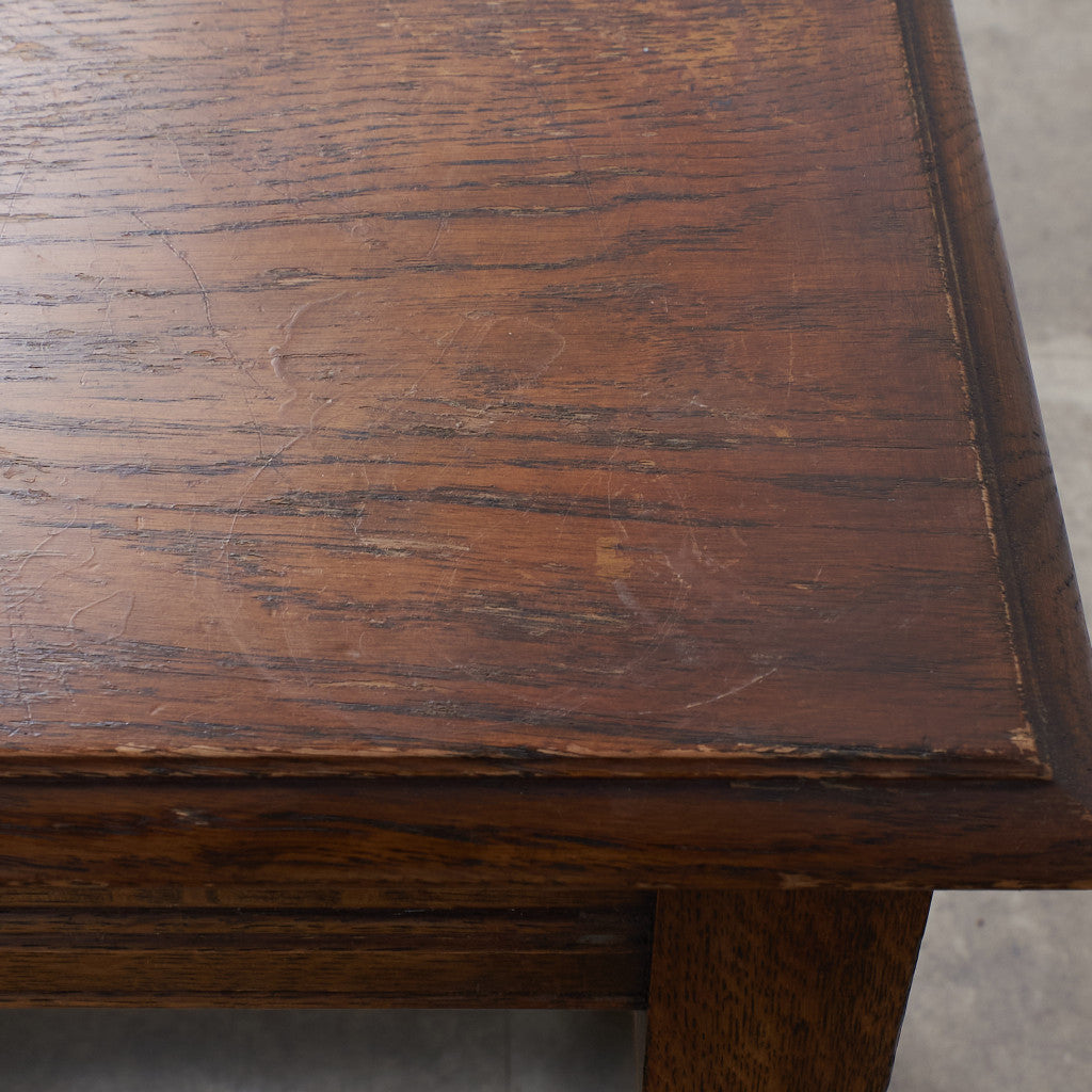 英国クラシック オーク材 ネストテーブル