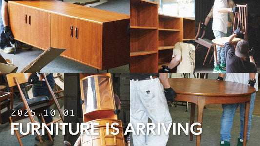 ダイニングテーブル、ブックシェルフなどの収納家具も豊富に！家具が入荷しました