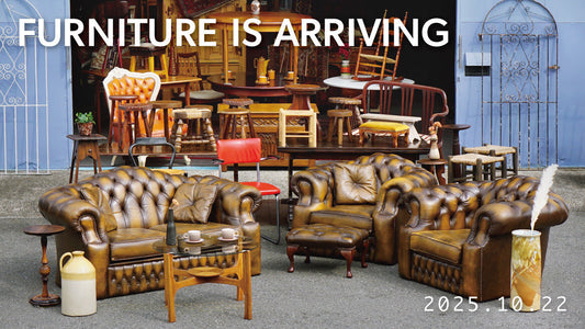 北欧、イギリスクラシック、ミッドセンチュリーなど多種多様！家具が入荷しました