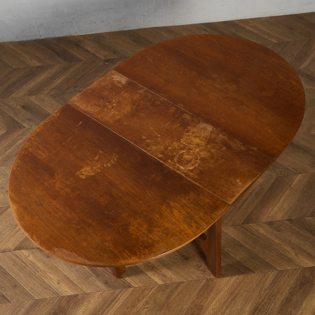 イギリス ヴィンテージ ドロップリーフ ゲートレッグテーブル