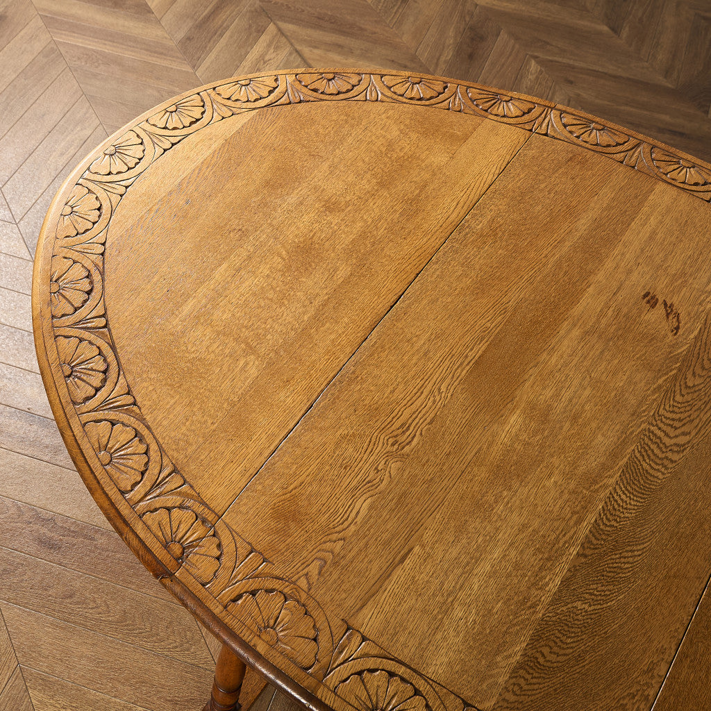 英国 クラシック ドロップリーフ ゲートレッグテーブル