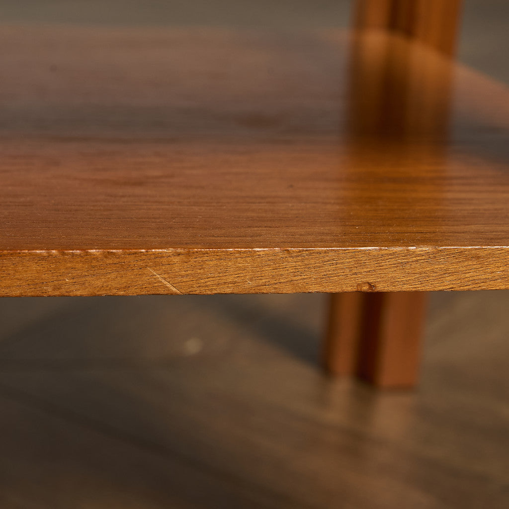 ヴィンテージ スモークガラストップ コーヒーテーブル